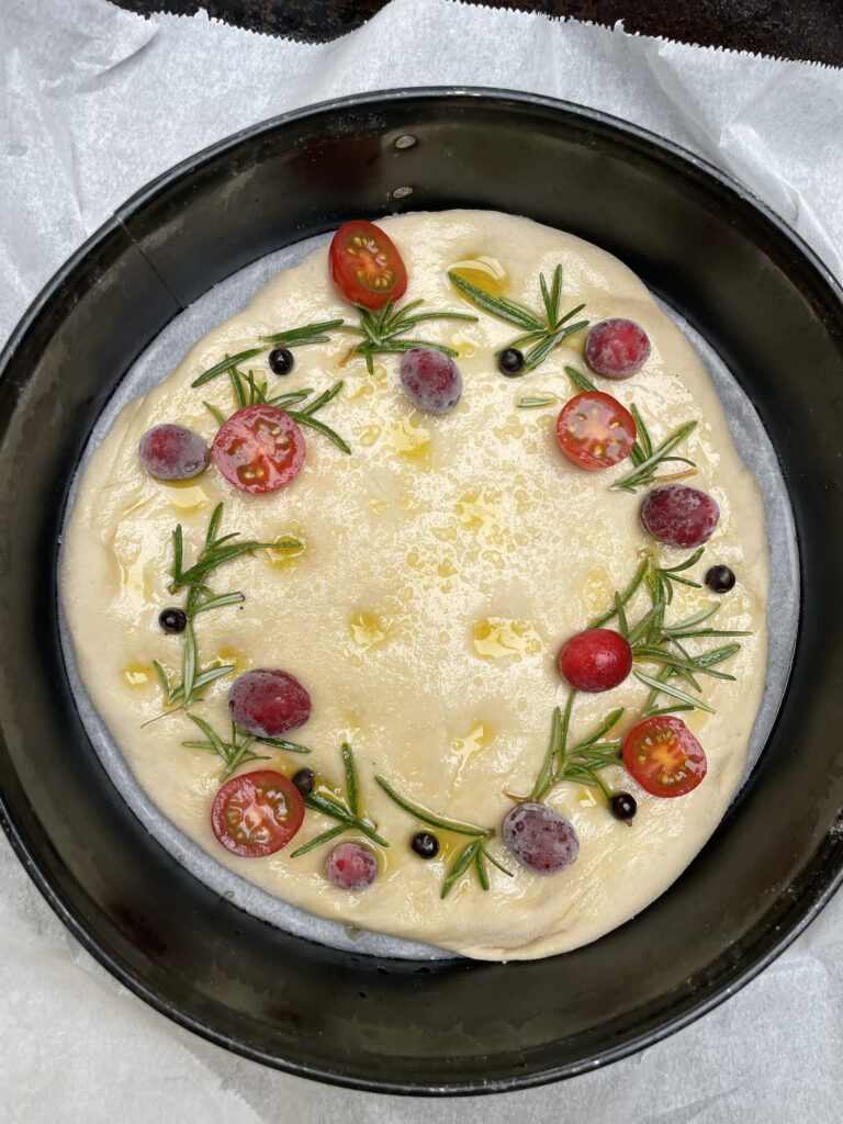 Florale focaccia