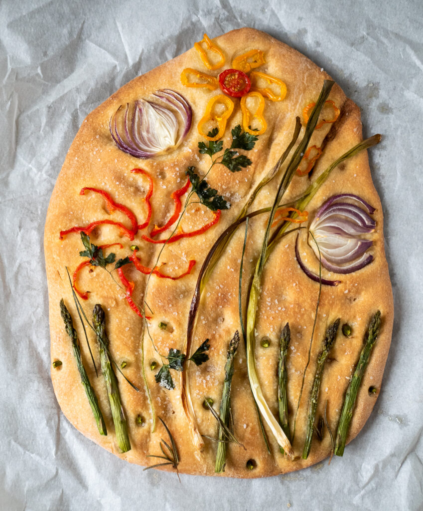 Florale focaccia