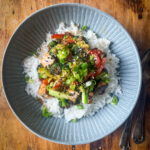 Wok met broccoli en varkensvlees