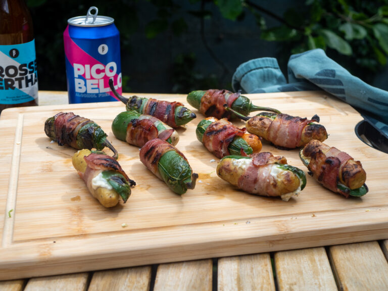 BBQ jalapeño poppers