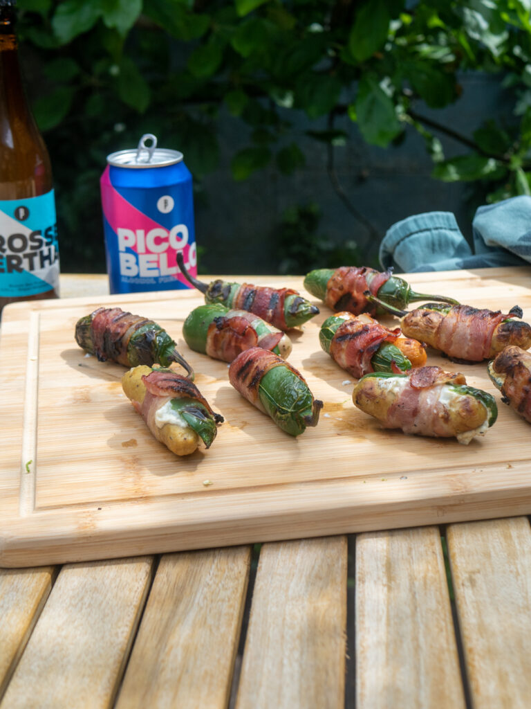 BBQ jalapeño poppers