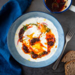 Turkish eggs (cilbir)