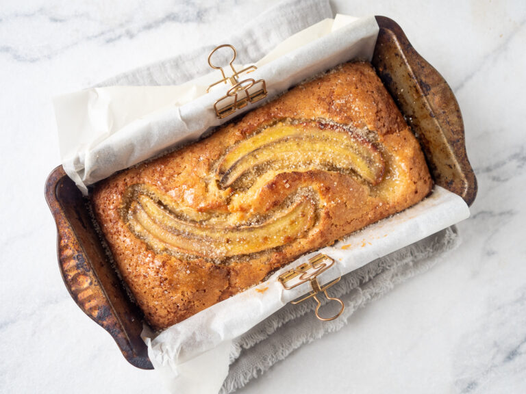 bananenbrood met miso en bruine boter